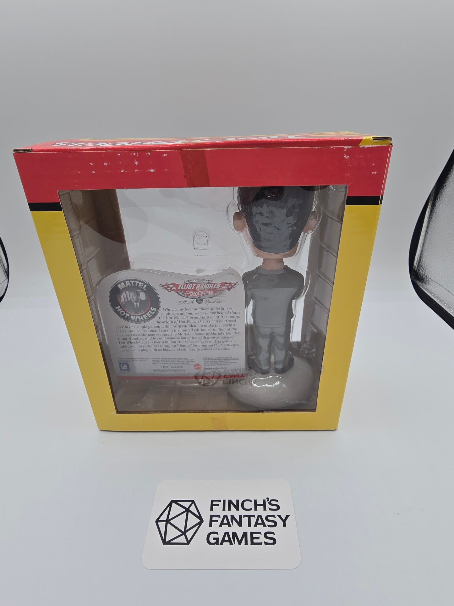 Hot Wheels RLC Bobble Head Exclusive Green Custom Fleetside 35th Anniversary *LOW NUMBER